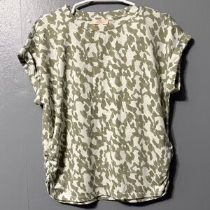 Como Vintage Olive Camo Short Sleeve Tee